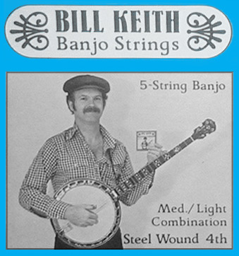 Bill Keith Banjo Strings (Steel wound fourth)